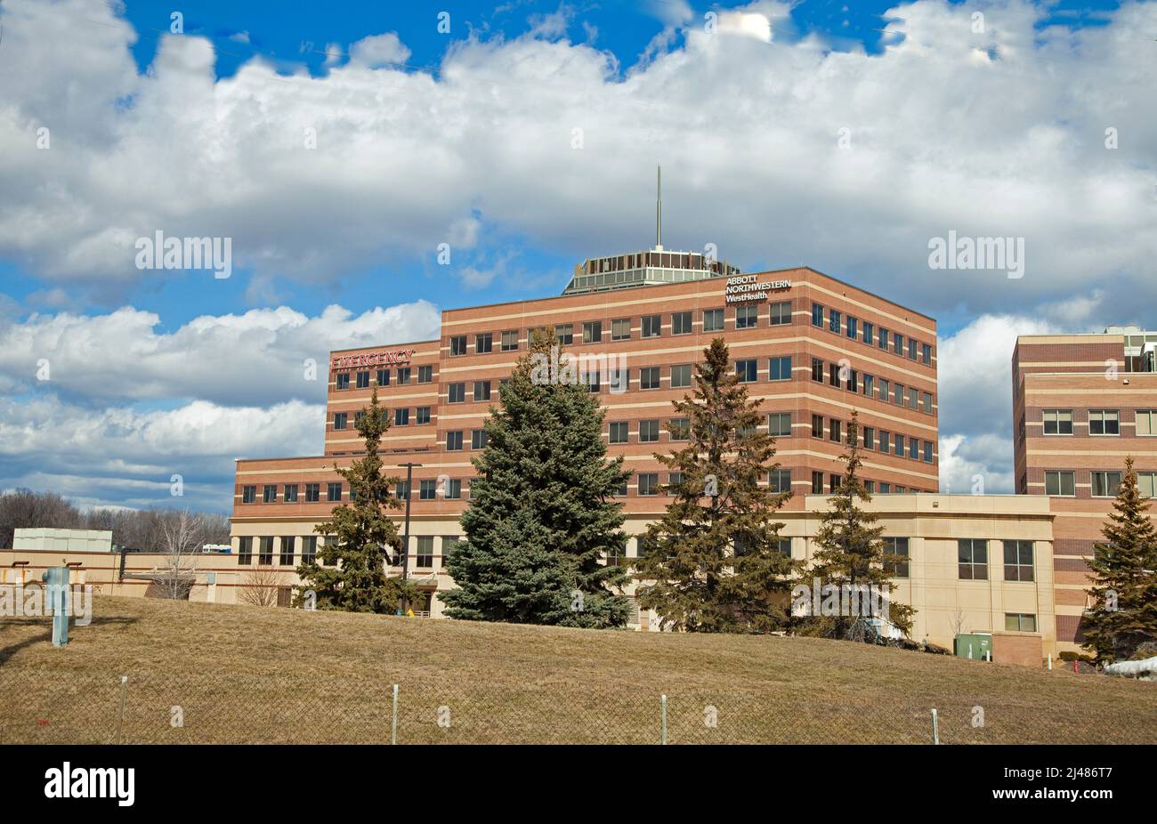 Allina - Abbott Northwestern West Health Hospital.  Plymouth Minnesota MN USA Stock Photo