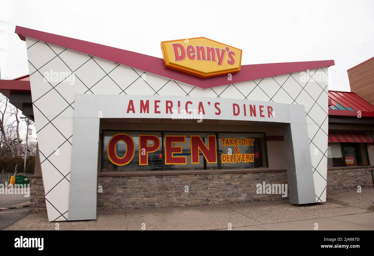 Denny's Restaurant. St Paul Minnesota MN USA Stock Photo