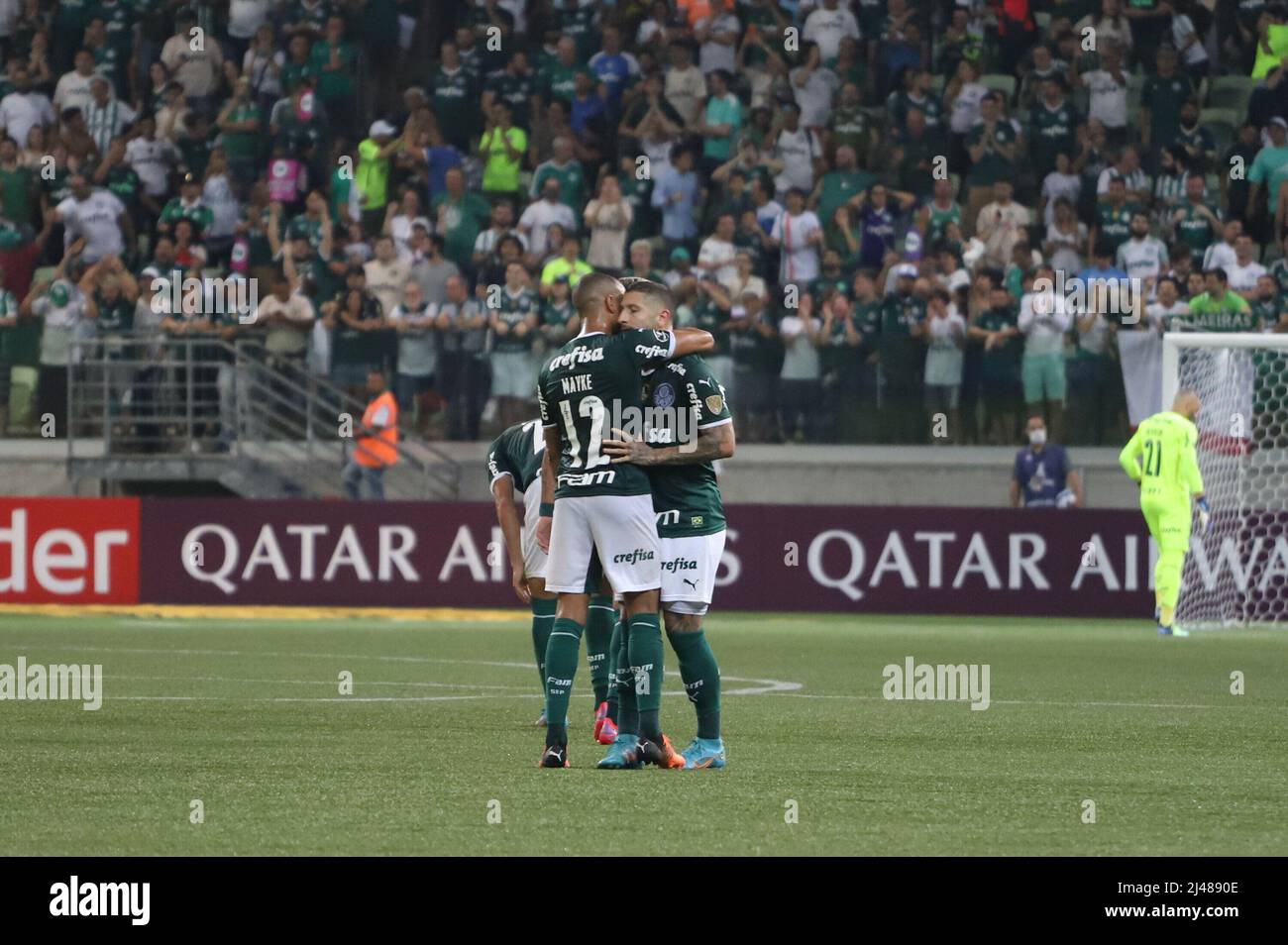 Sao Paulo, Sao Paulo, Brasil. 12th Apr, 2022. Libertadores Soccer