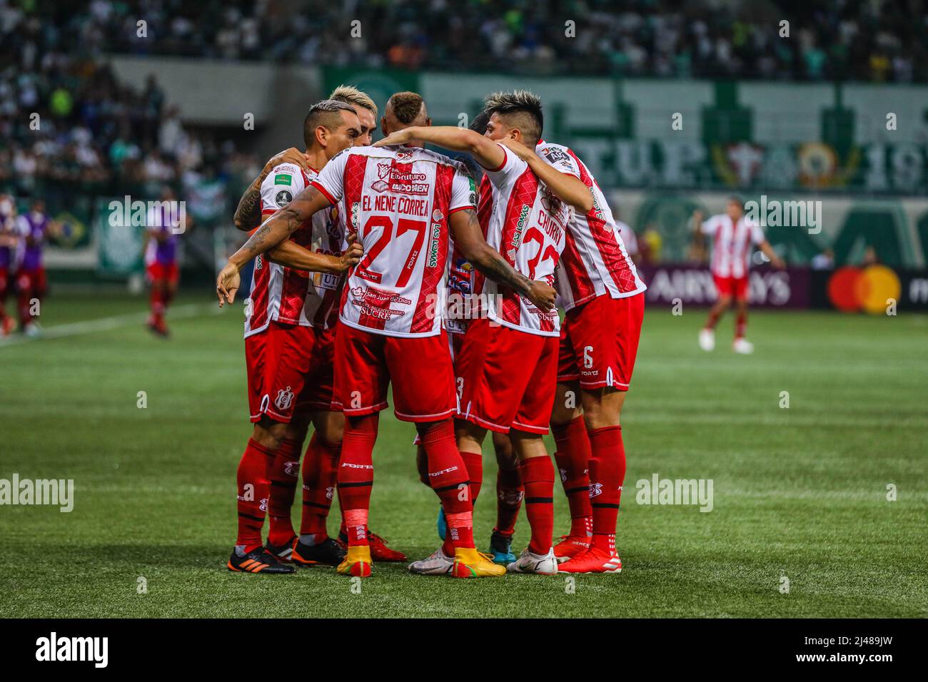 Sao Paulo, Sao Paulo, Brasil. 12th Apr, 2022. Libertadores Soccer