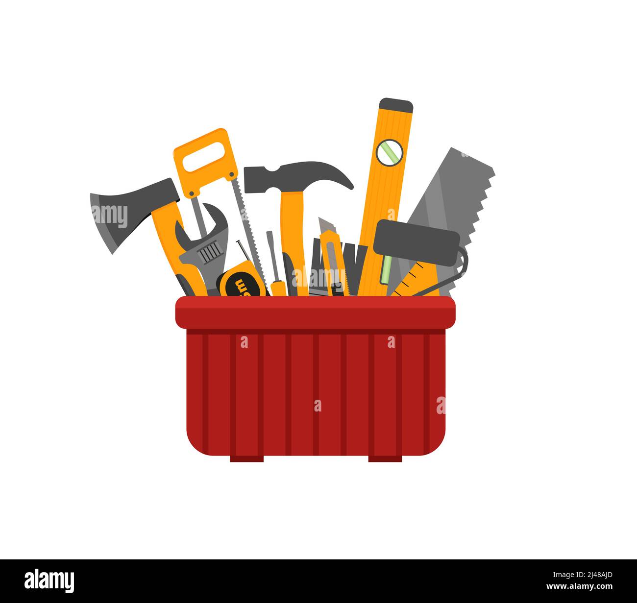 3d man wrench tool box hi-res stock photography and images - Alamy