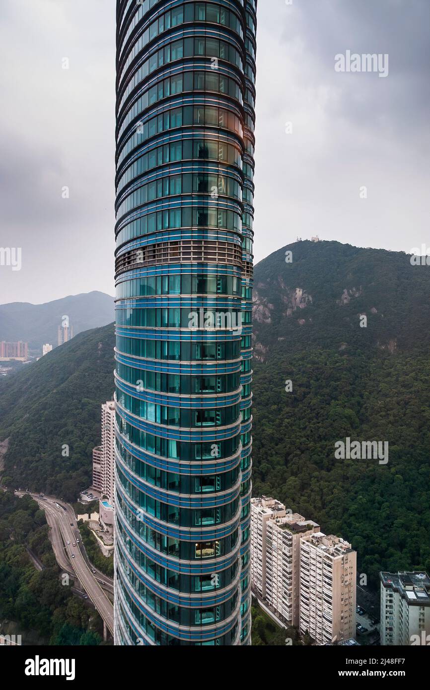 Highcliff, the tallest residential apartment block in Hong Kong, seen
