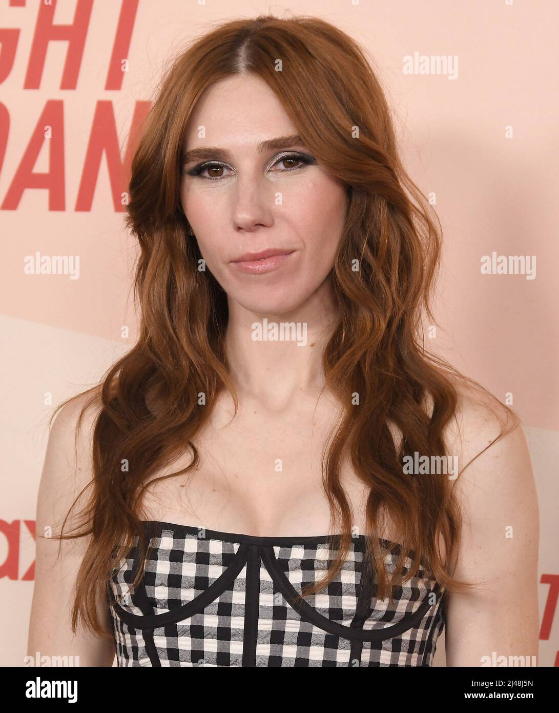 Hollywood, CA, April 12, 2022. Zosia Mamet arrives at the HBO Max