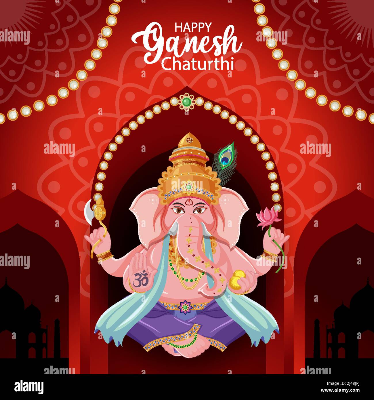 Ganesha_picture Stock Vector Images Alamy