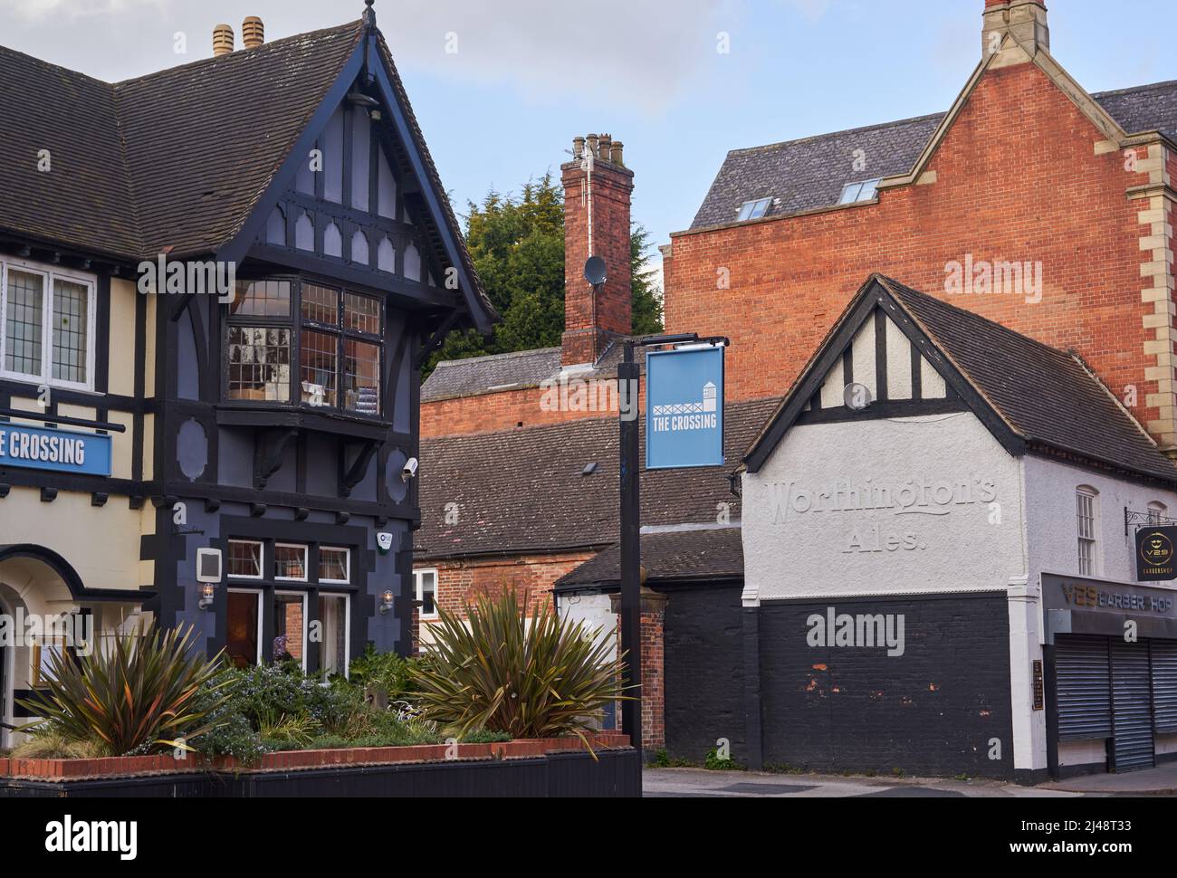 Large pub in Burton upon Trent, UK Stock Photo Alamy