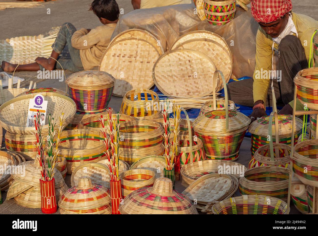 Beautiful handicrafts and home decorative items on display for sale at