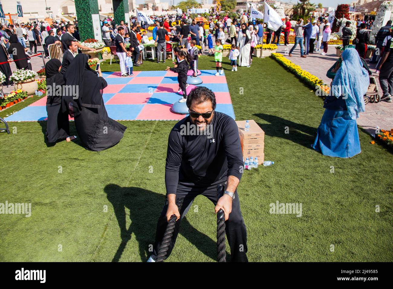 Doha ,Qatar-February 14,2016 : Cultural diversity festival in Katara