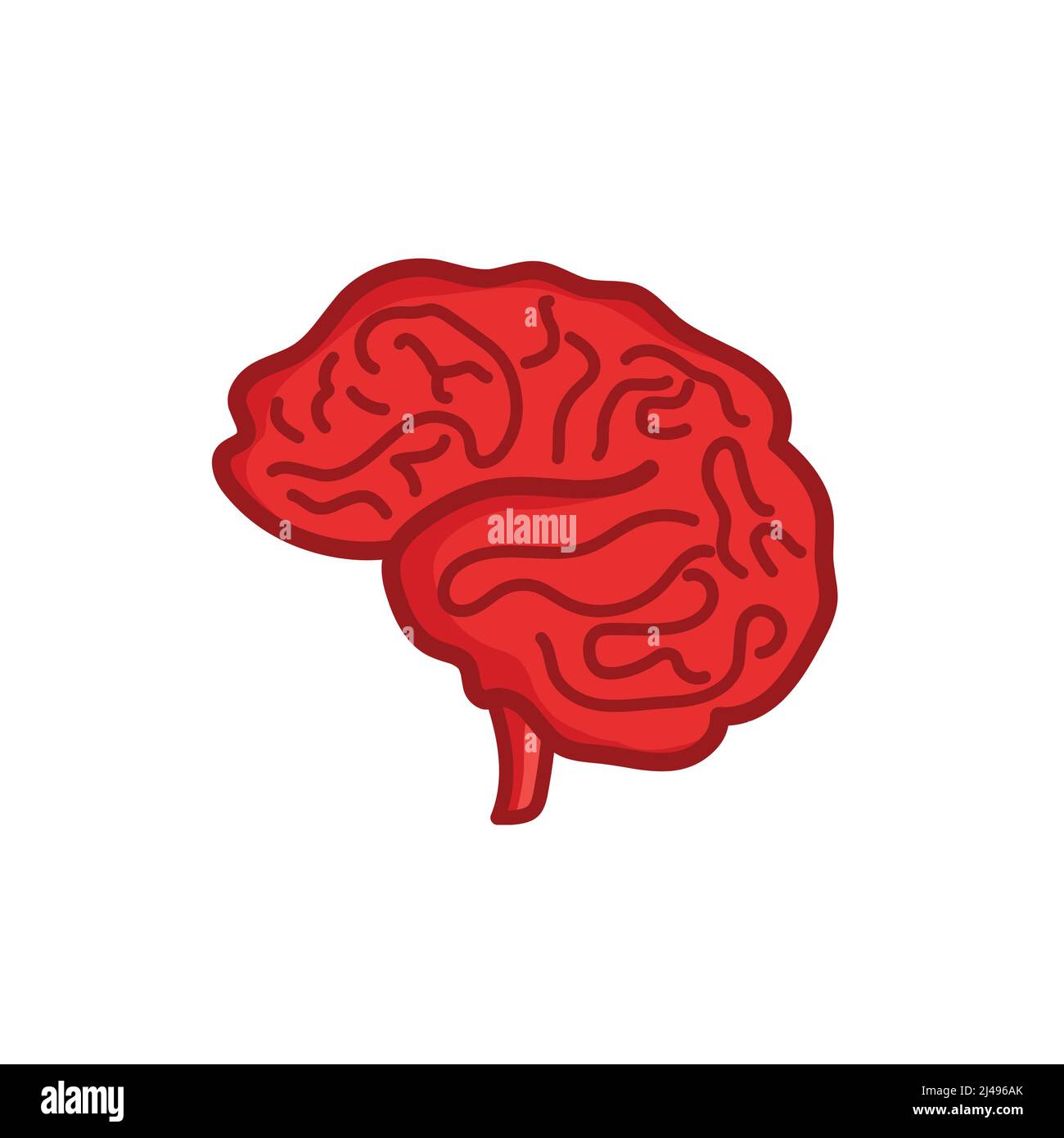 Brain clipart Cut Out Stock Images & Pictures - Alamy