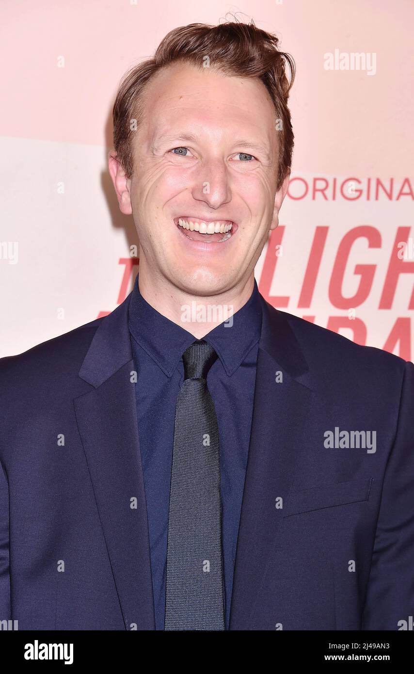 WEST HOLLYWOOD, CA - APRIL 12: Sean Patrick Small attends the Los Angeles Season 2 Premiere of the HBO Max Original Series 'The Flight Attendant' at P Stock Photo