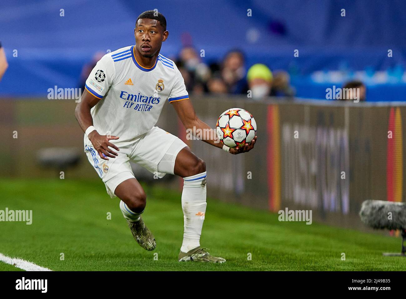 David Alaba of Real Madrid during the UEFA Champions League match ...