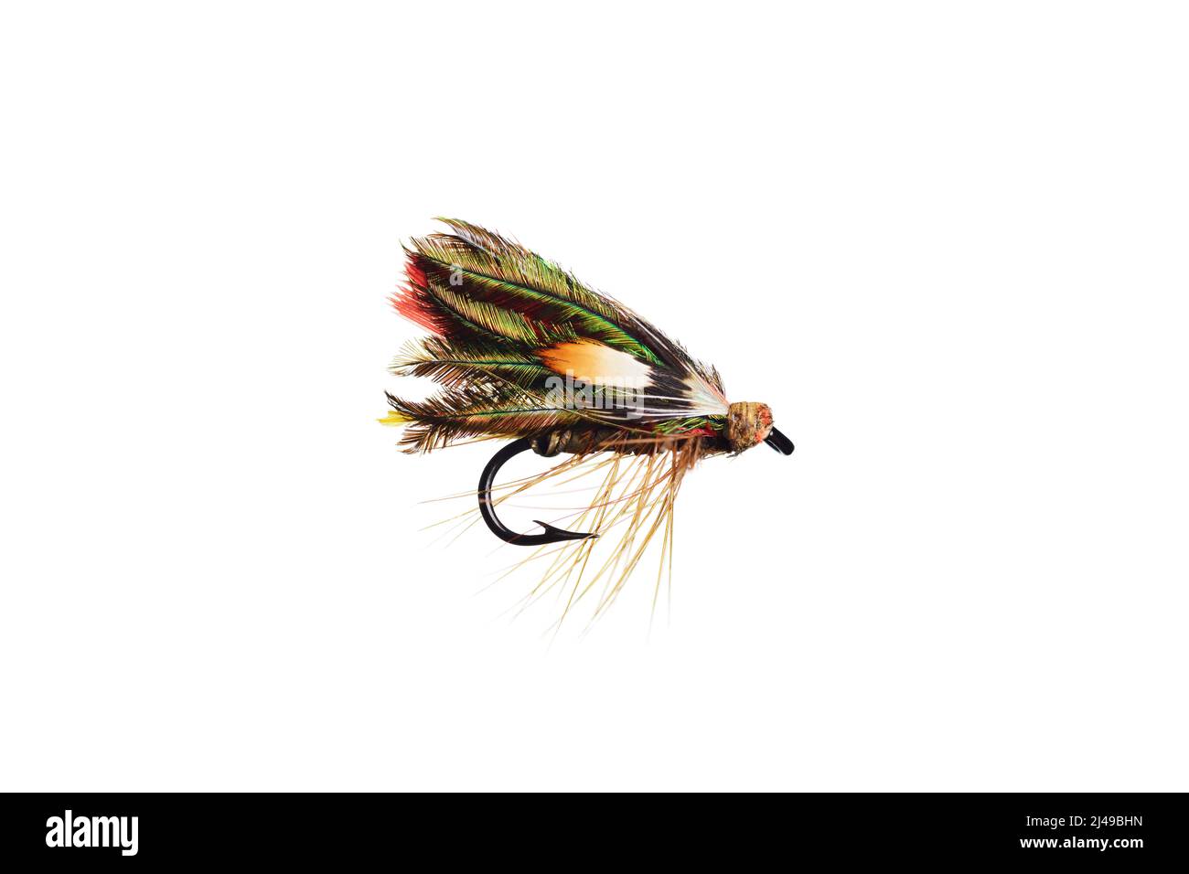 Fishing Fly Isolated Stock Photo - Alamy