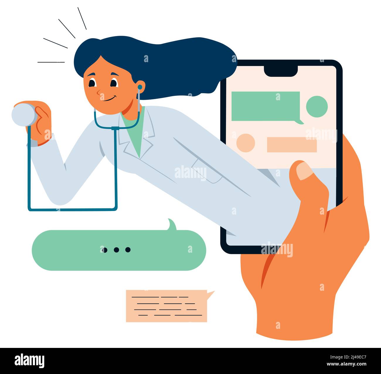 Online health check up Cut Out Stock Images Pictures Alamy