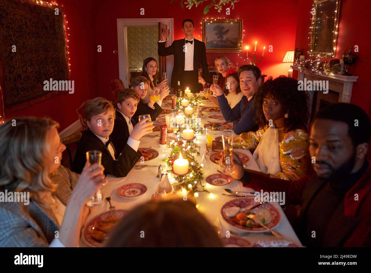 SILENT NIGHT (2021) CAMILLE GRIFFIN (DIR)  RLJE FILMS/MOVIESTORE COLLECTION Stock Photo
