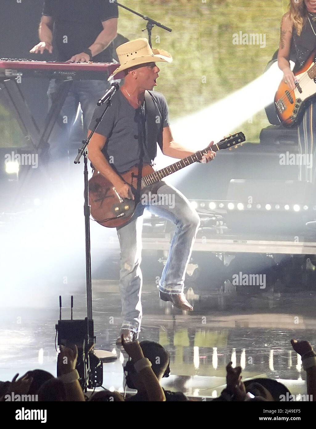 Kenny Chesney performs at the 2022 CMT Music Awards at Nashville