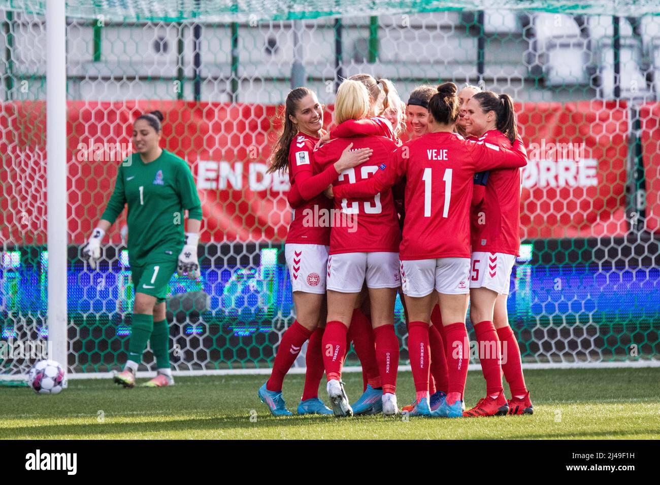 Denmark women football team 2022 hi-res stock photography and images ...