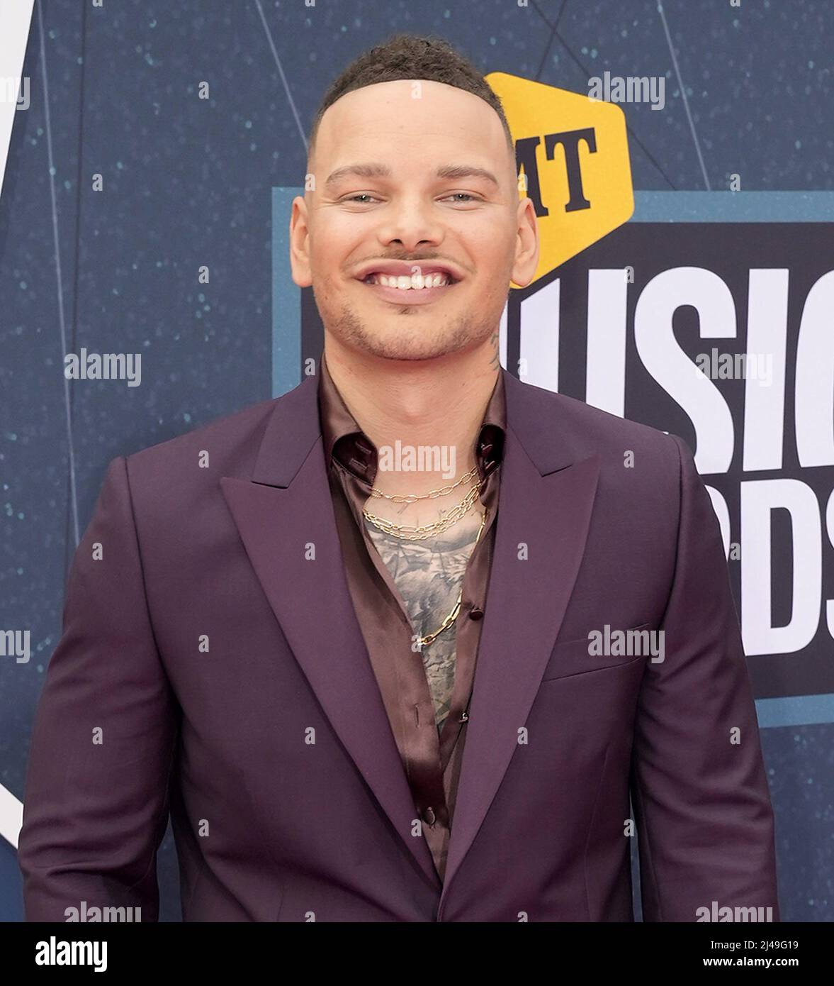 Kane Brown attends the 2022 CMT Music Awards at Nashville Municipal ...