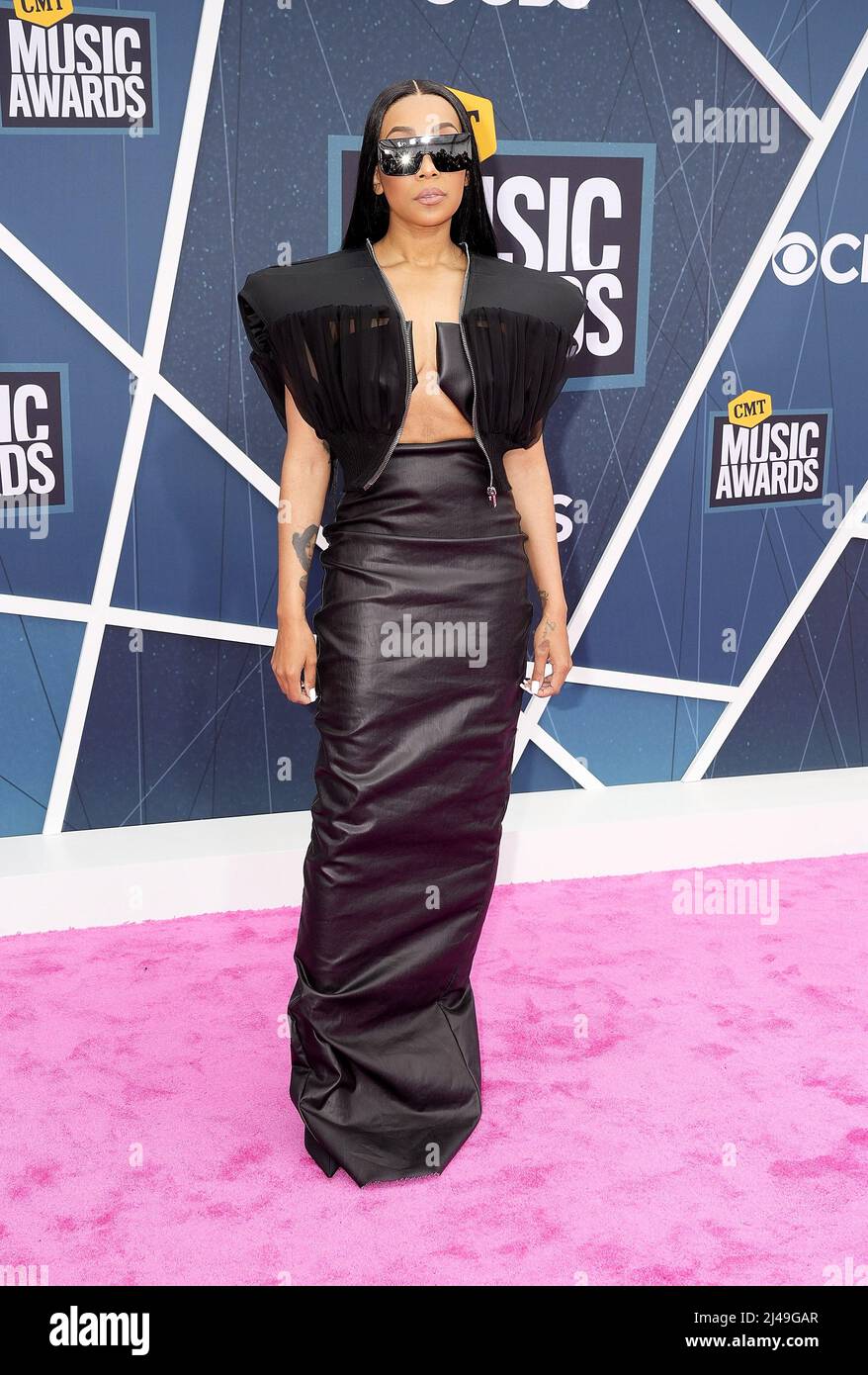 Monica attends the 2022 CMT Music Awards at Nashville Municipal Auditorium on April 11, 2022 in Nashville, Tennessee. Photo: Ed Rode/imageSPACE/MediaPunch Stock Photo