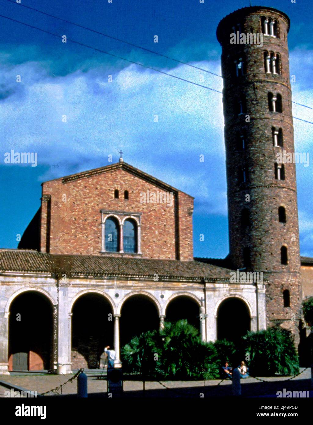 Basilica di Sant Apollinare Nuovo, Ravenna, Italy. Stock Photo