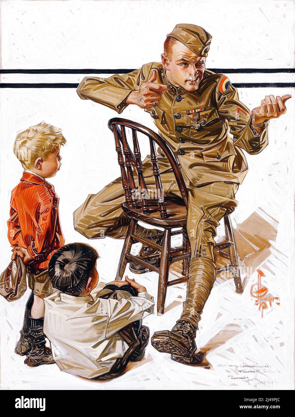 The Saturday Evening Post cover illustration by JC Leyendecker - The ...