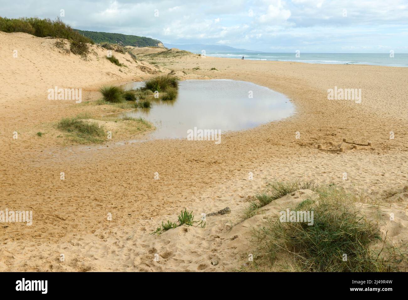 The beach of Los Canos de Meca on Spain Stock Photo - Alamy