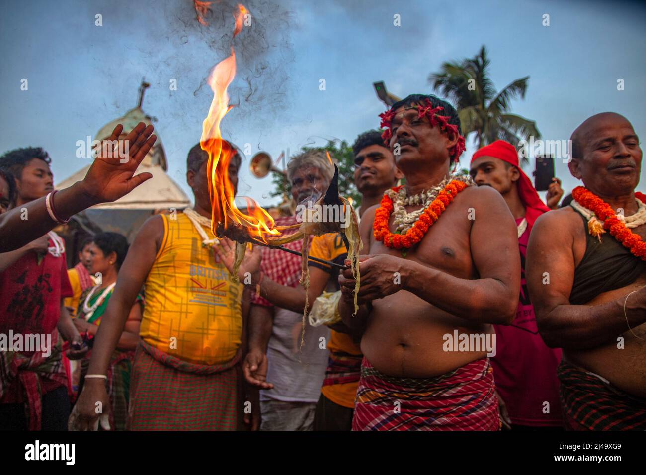 (4/12/2022) Charak Gajon festival is mostly celebrate in rural West