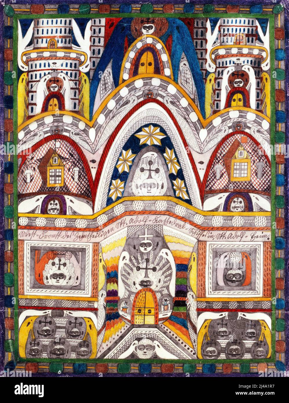 The Art of Adolf Wolfli  画集 Adolf Wölfli). Adolf Wölfli. Phyllis Kind Gallery, New York