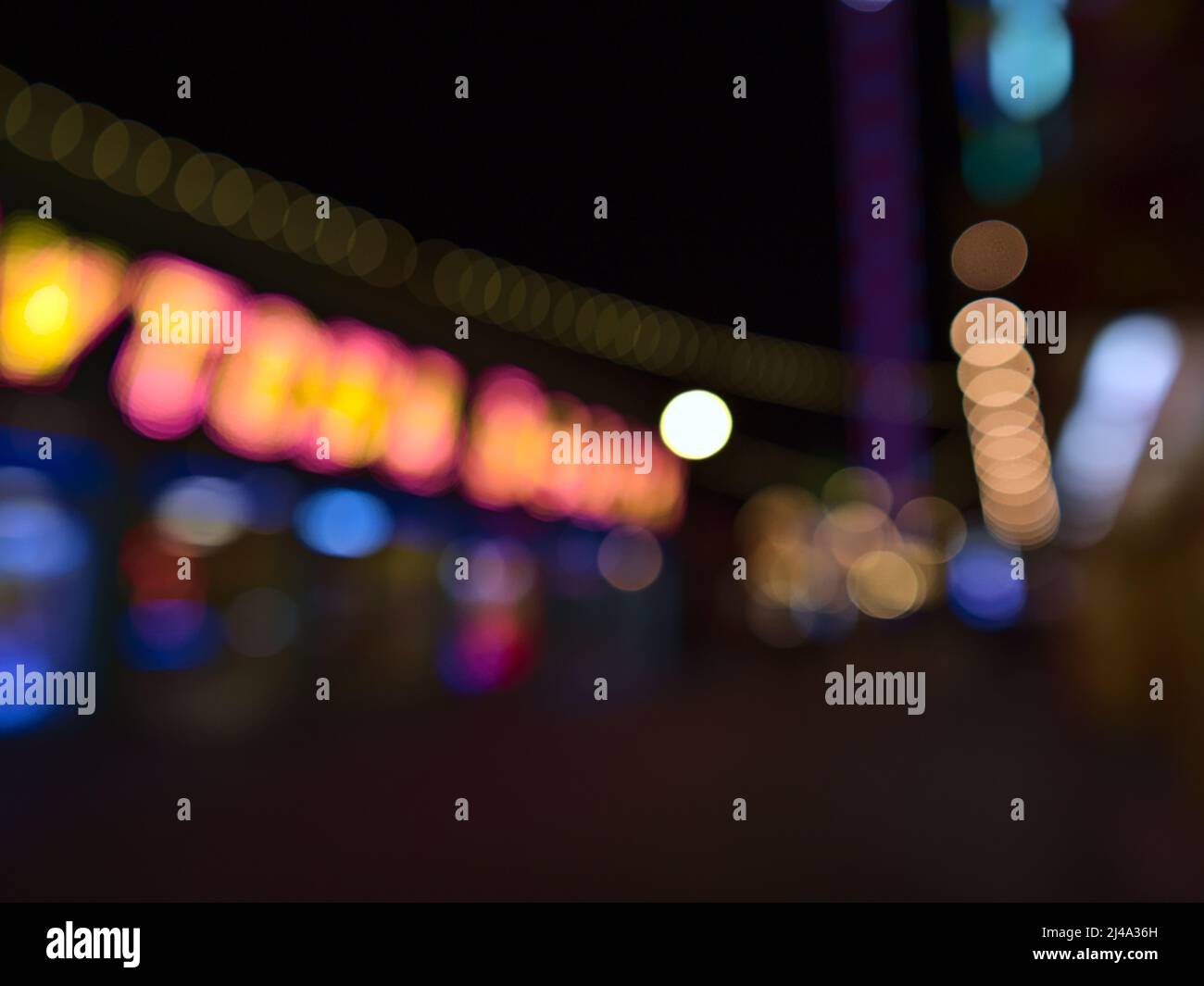 Blurry view city street shops hi-res stock photography and images - Alamy