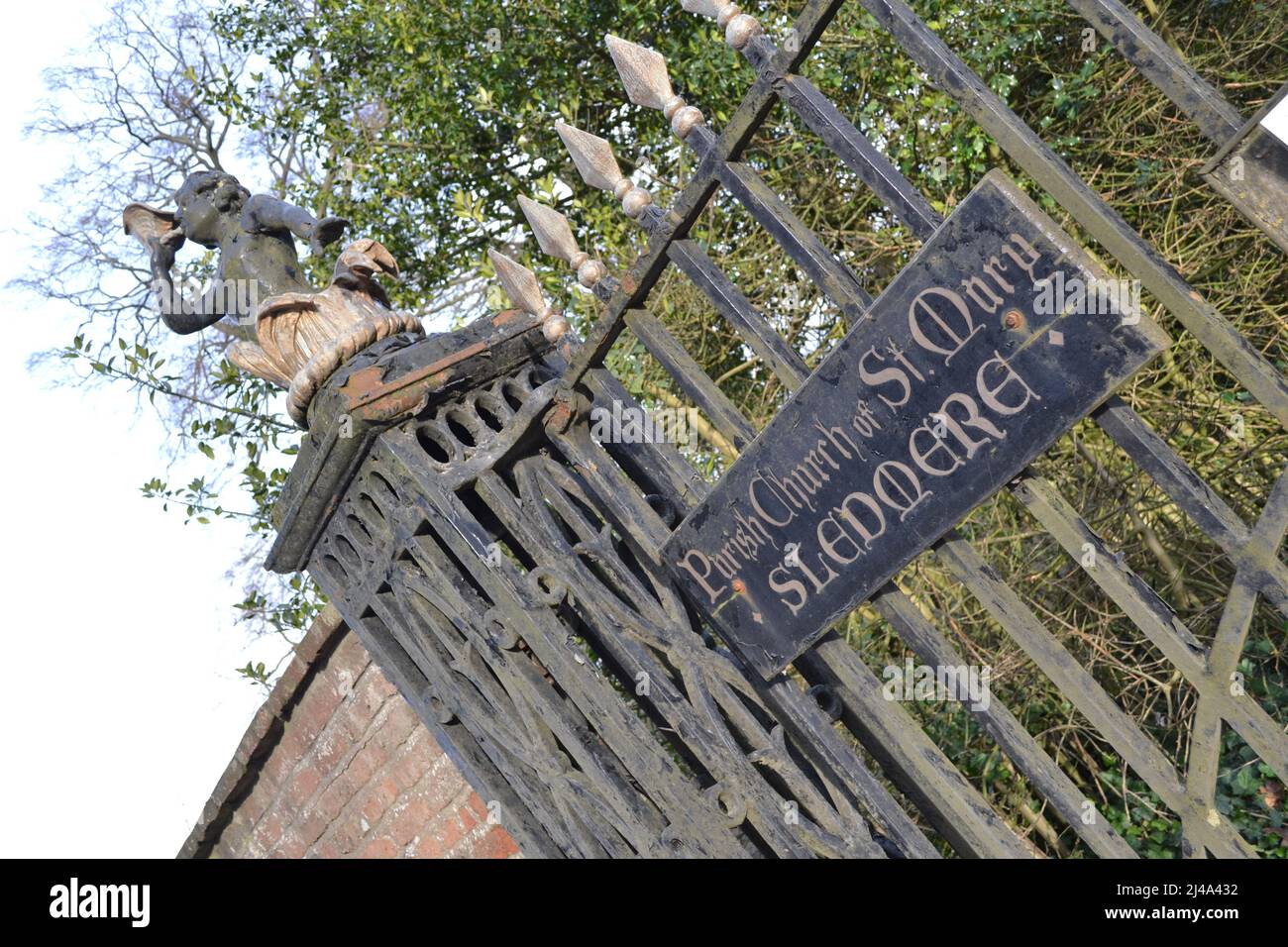 Iron Gates Of The Parish Church Of St Mary Sledmere East Yorkshire