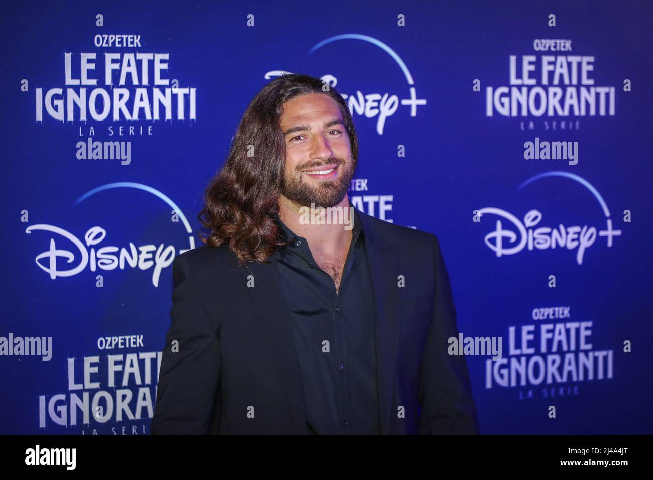 ROME, ITALY - APRIL 08: Alvise Rigo attend the premiere of TV series ...