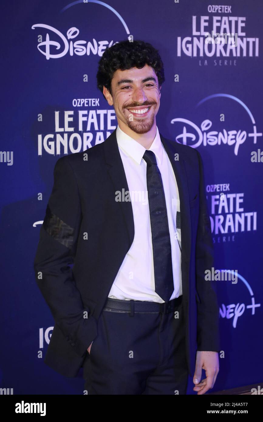 ROME, ITALY APRIL 08 Eduardo Scarpetta attend the premiere of TV