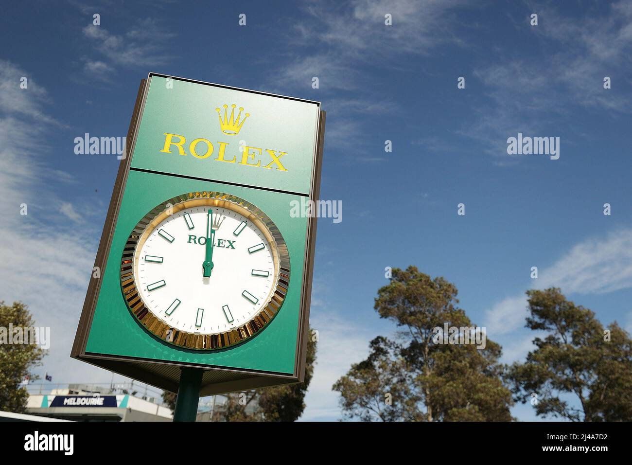 April 10th, 2022, Albert Park, Melbourne, FORMULA 1 ROLEX AUSTRALIAN GRAND PRIX 2022, in the picture impressions from Albert Park in Melbourne, Rolex watch Stock Photo