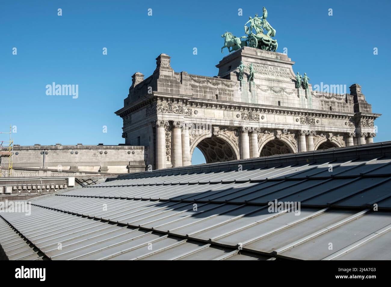 Parc du Cinquantenaire, arcades du cinquantenaire et ses musees
