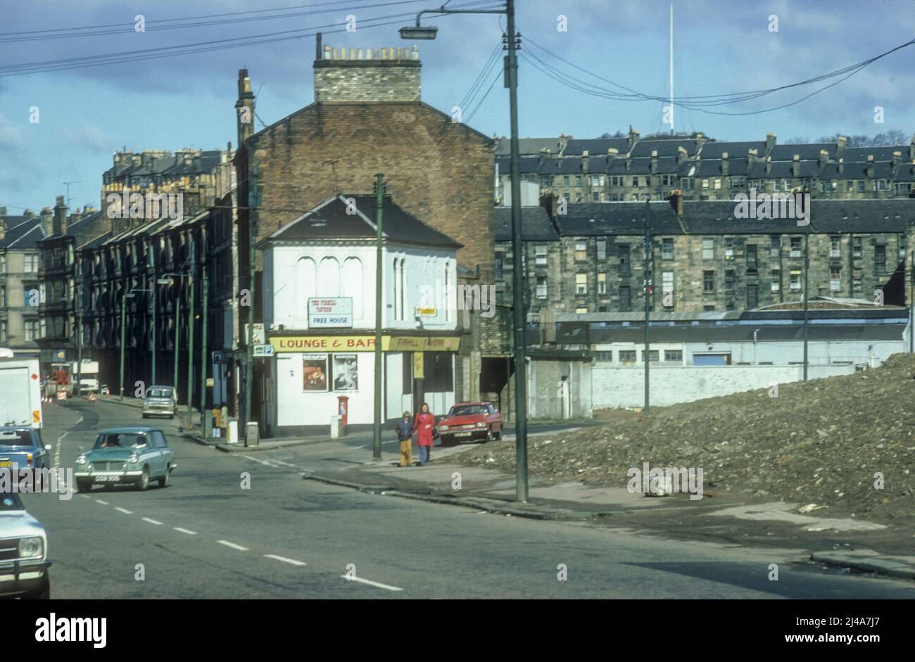 Archive photograph of Maryhill, Glasgow.  April 1977. Stock Photo
