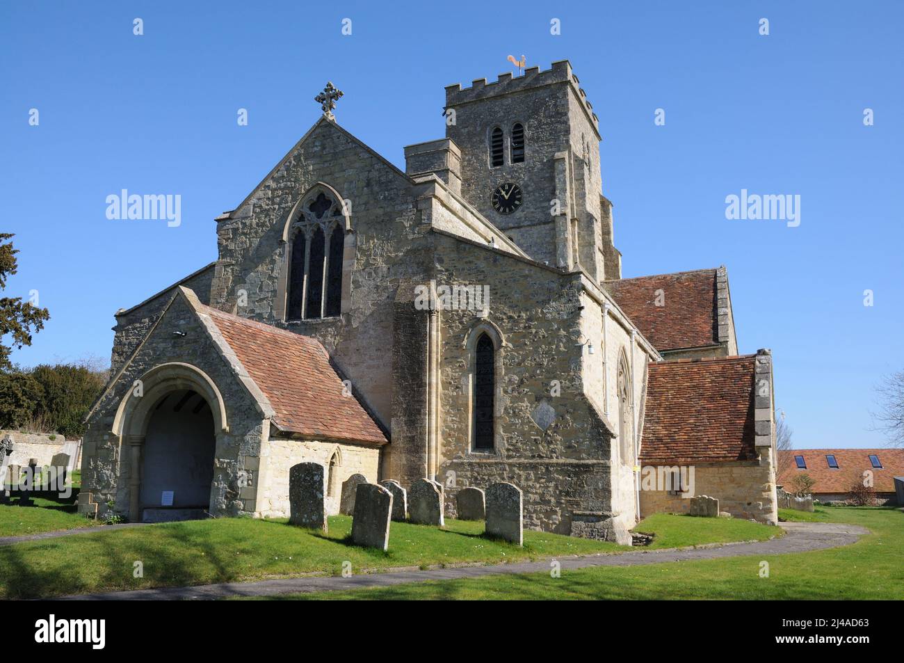 All saints church cuddesdon oxfordshire stock photo alamy