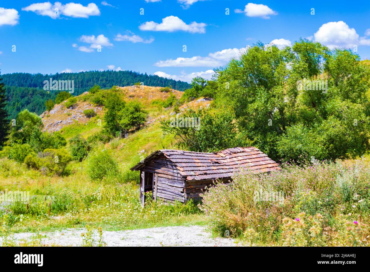 Western Rhodopes Road and view from-the Eagle's Eye panoramic site-a favorite tourist ...