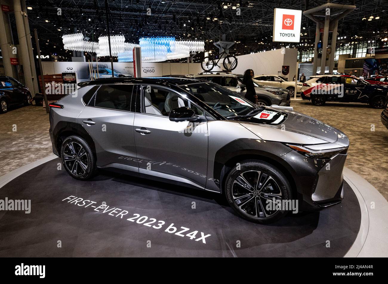 April 13, 2022 - New York, NY, United States: The 2023 Toyota bZ4X at ...