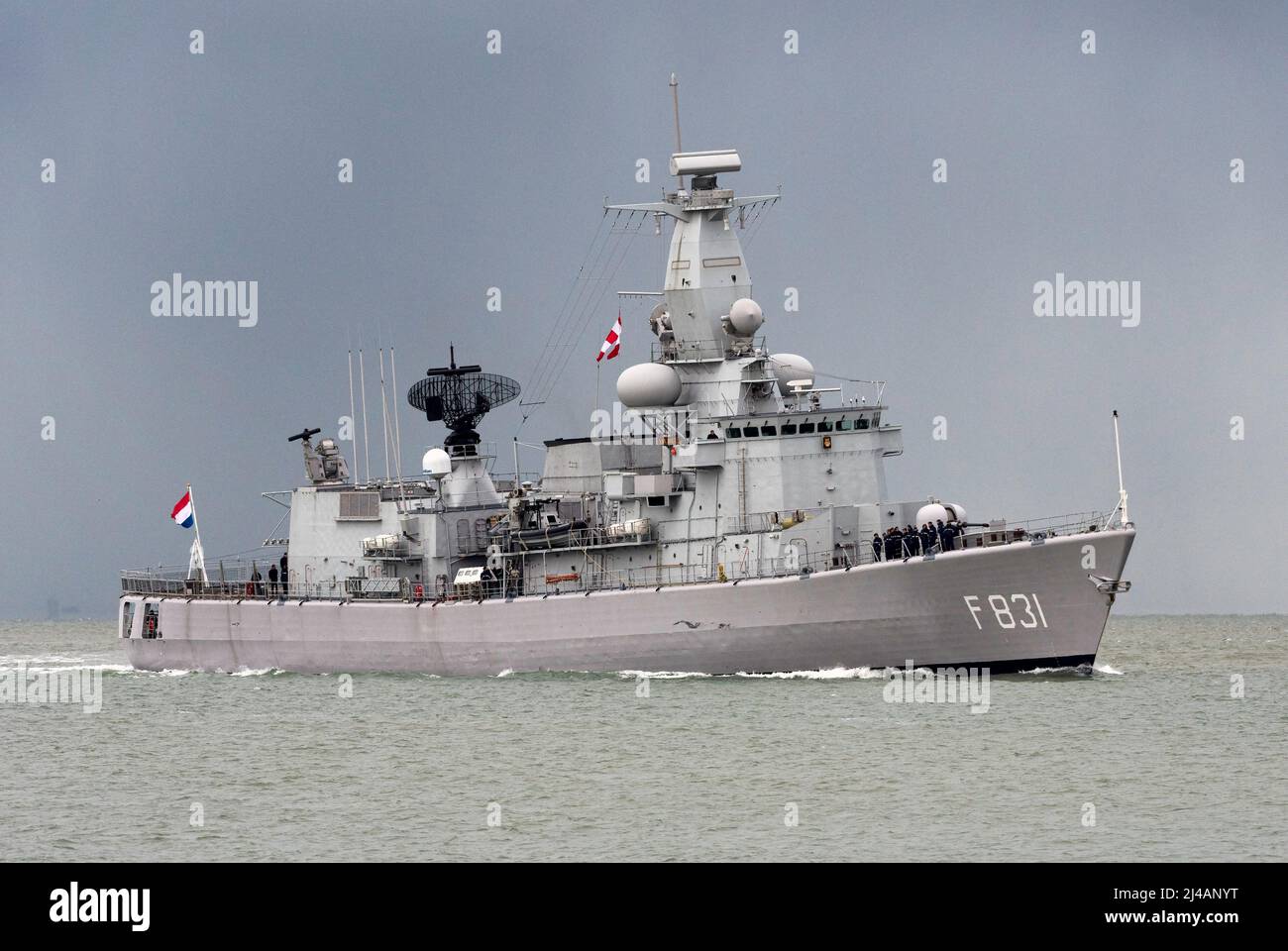 HNLMS Van Amstel (F831) is an M-Class frigate operated by the Royal Netherlands Navy - November 2016. Stock Photo
