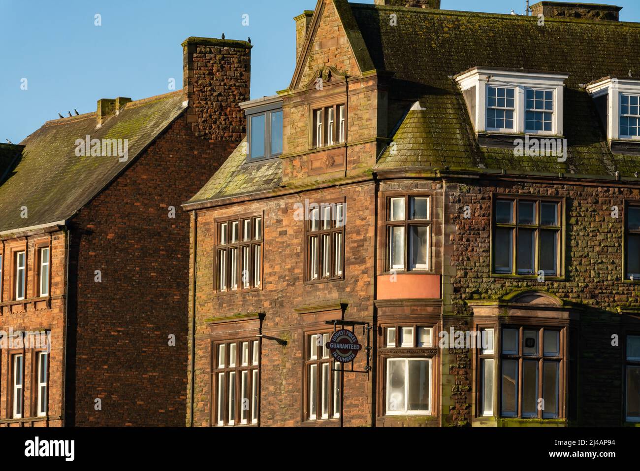 Exterior of old building in English city Stock Photo - Alamy