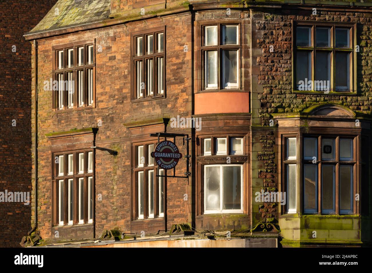 Exterior of old building in English city Stock Photo - Alamy