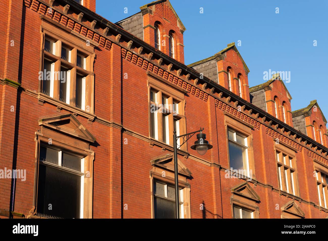 Exterior of old building in English city Stock Photo - Alamy