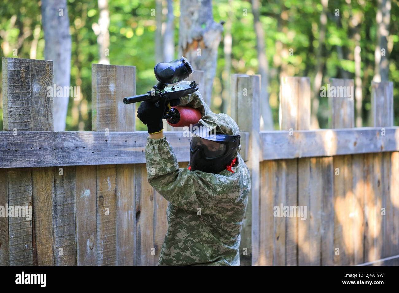 Paintball gear hires stock photography and images Alamy