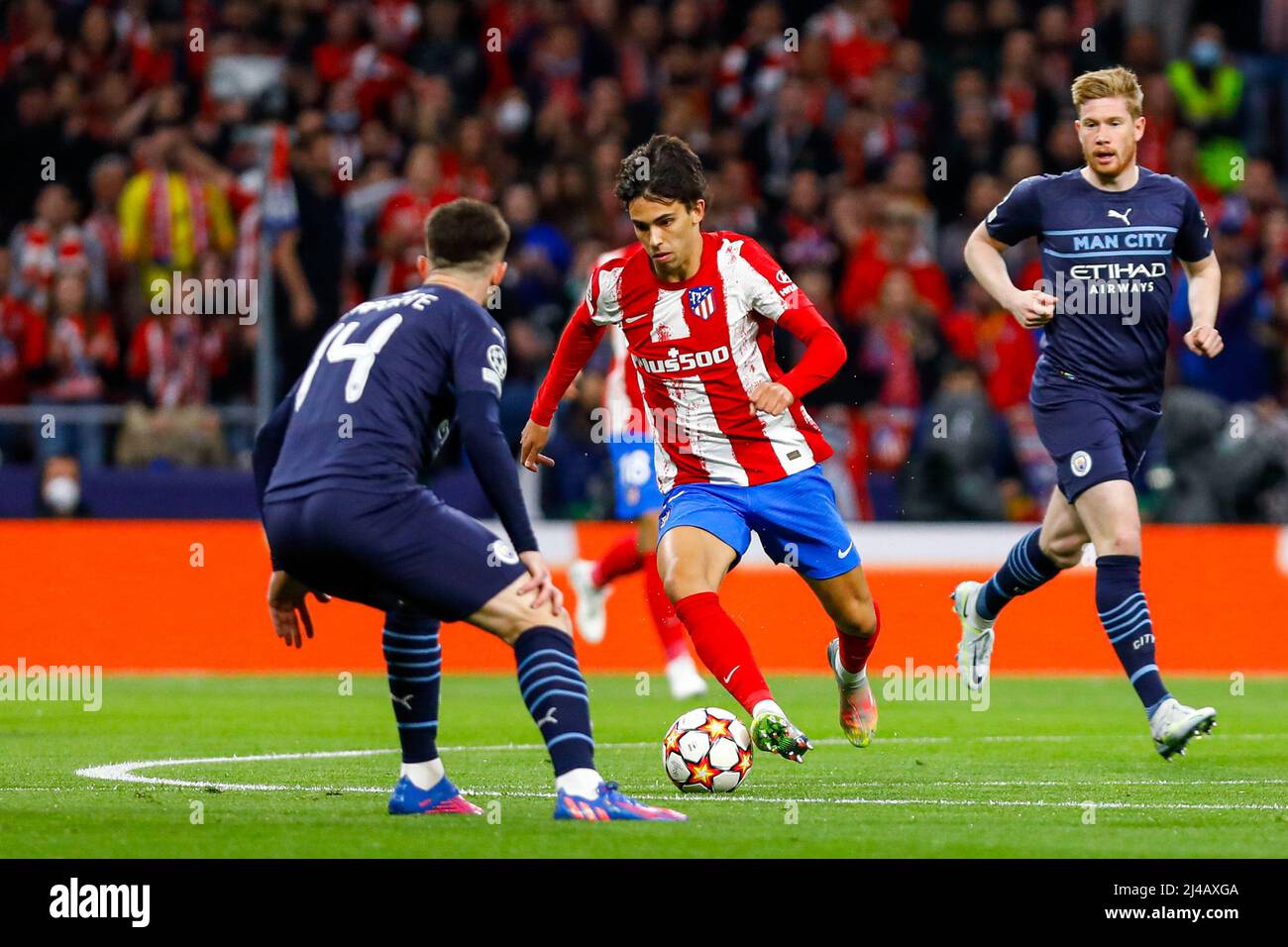 MADRID, SPAIN - APRIL 13: Joao Felix of Atletico Madrid during the UEFA Champions  League Quarter-Finals, Second Leg match between Atlético Madrid and  Manchester City at Wanda Metropolitano on April 13, 2022