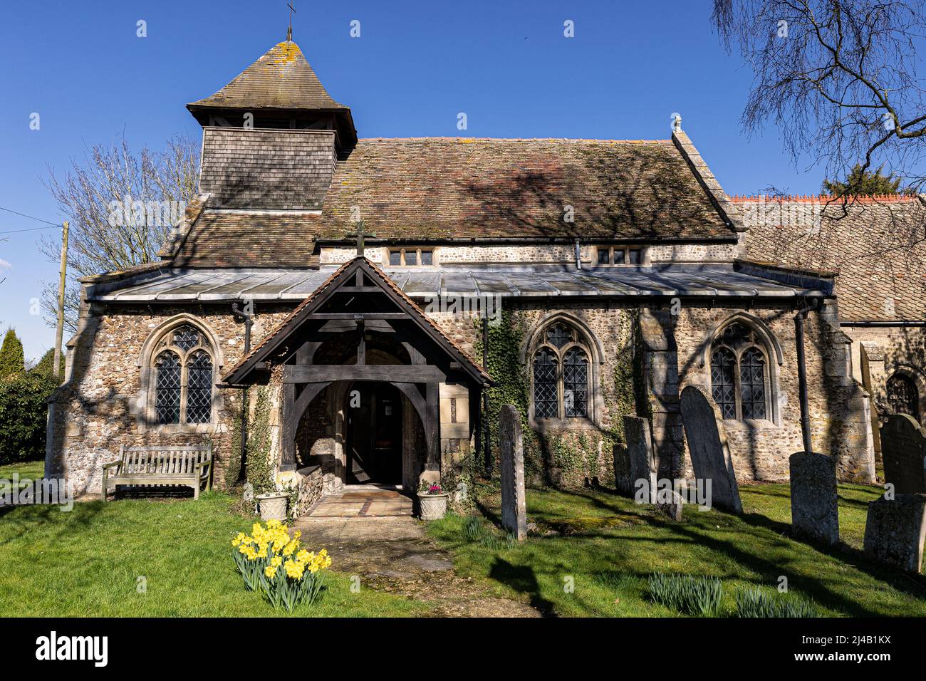 St John The Baptist church in Woodhurst, Cambridgeshire Stock Photo