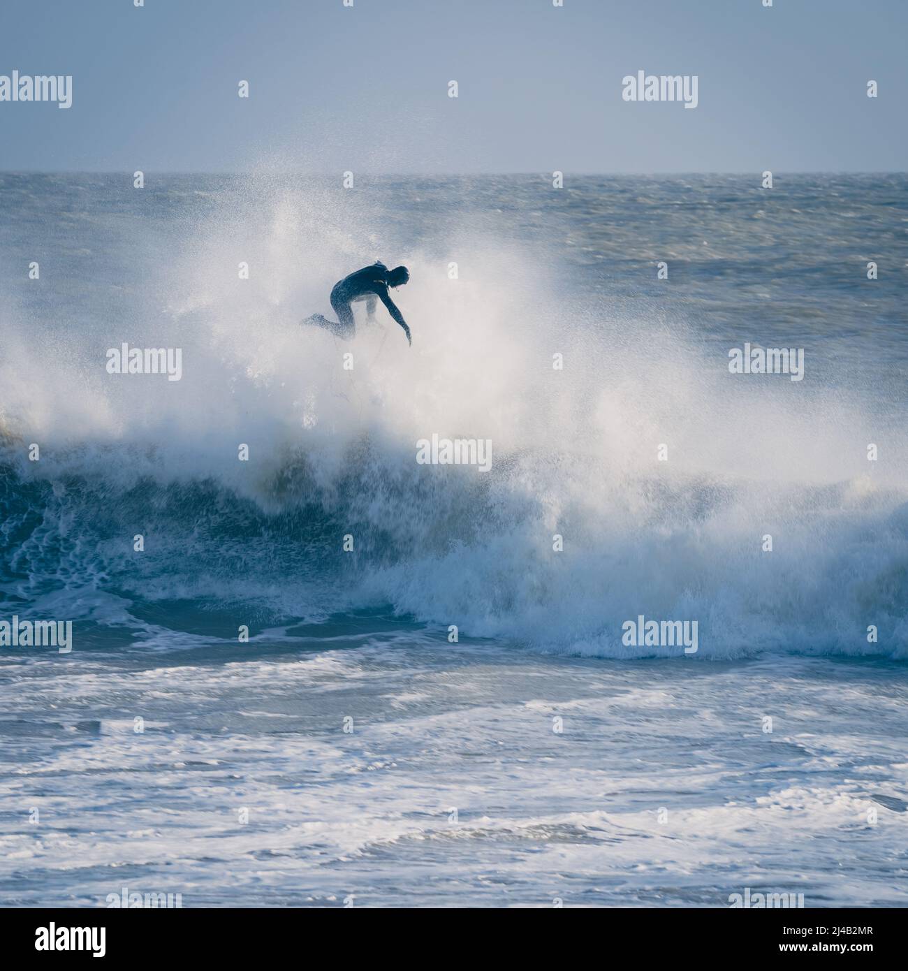Surf surfing surfer board wave splash wave spray hi-res stock ...