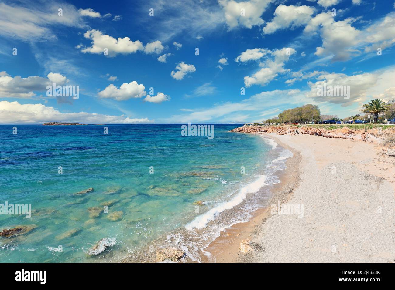 Voula beach athens hires stock photography and images Alamy