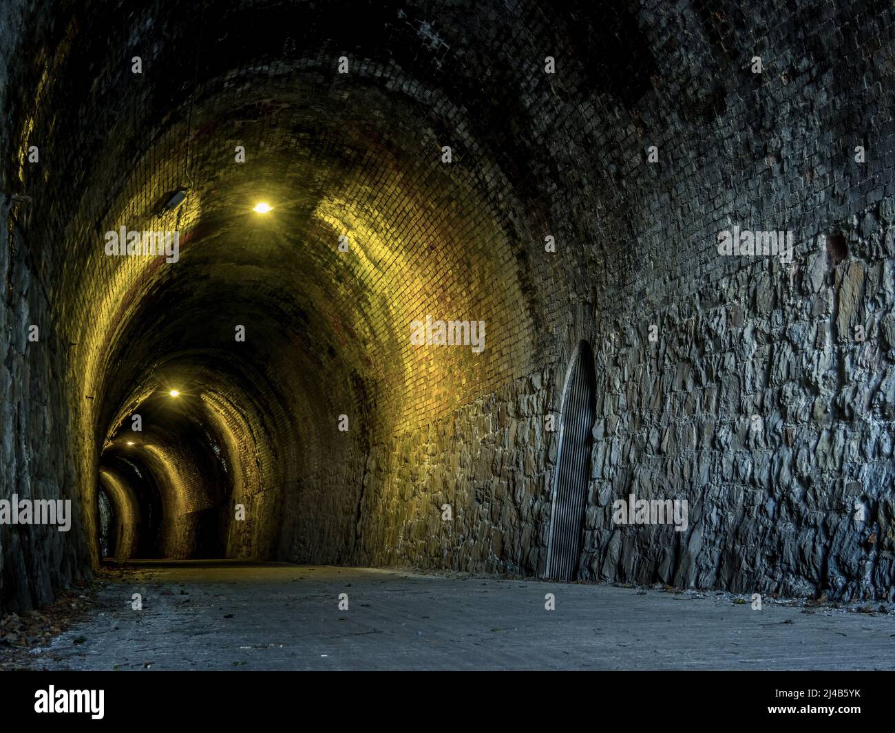 Tunnel on the Tarka Trail, a cycling and pedestrian route along a