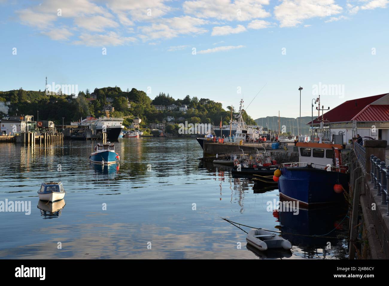 Oban Harbour, Argyll and Bute, Scotland, UK Stock Photo