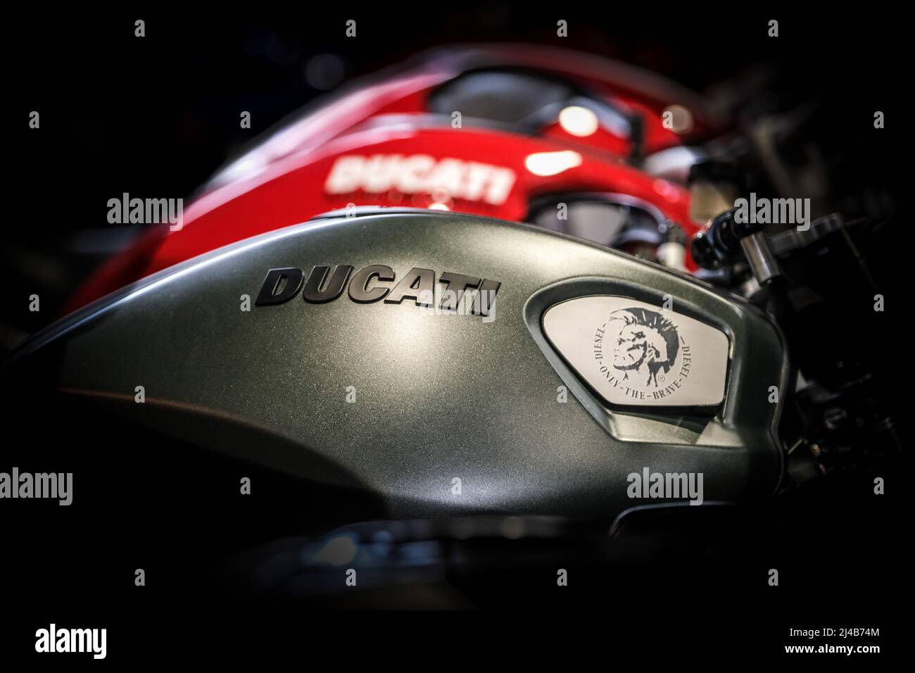 Ducati Monster Diesel Edition Stock Photo
