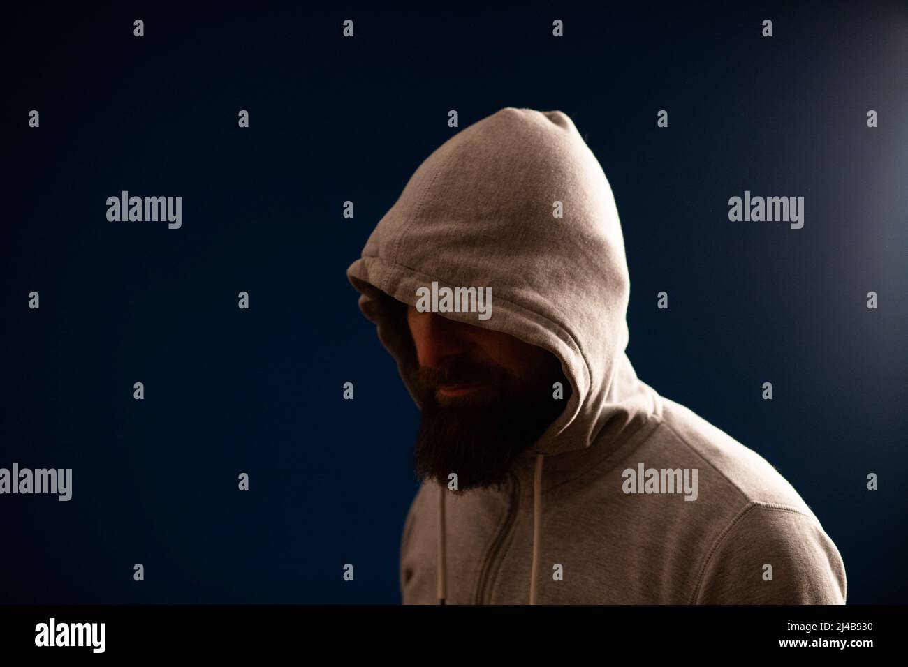 Scary man hoodie hi-res stock photography and images - Page 5 - Alamy