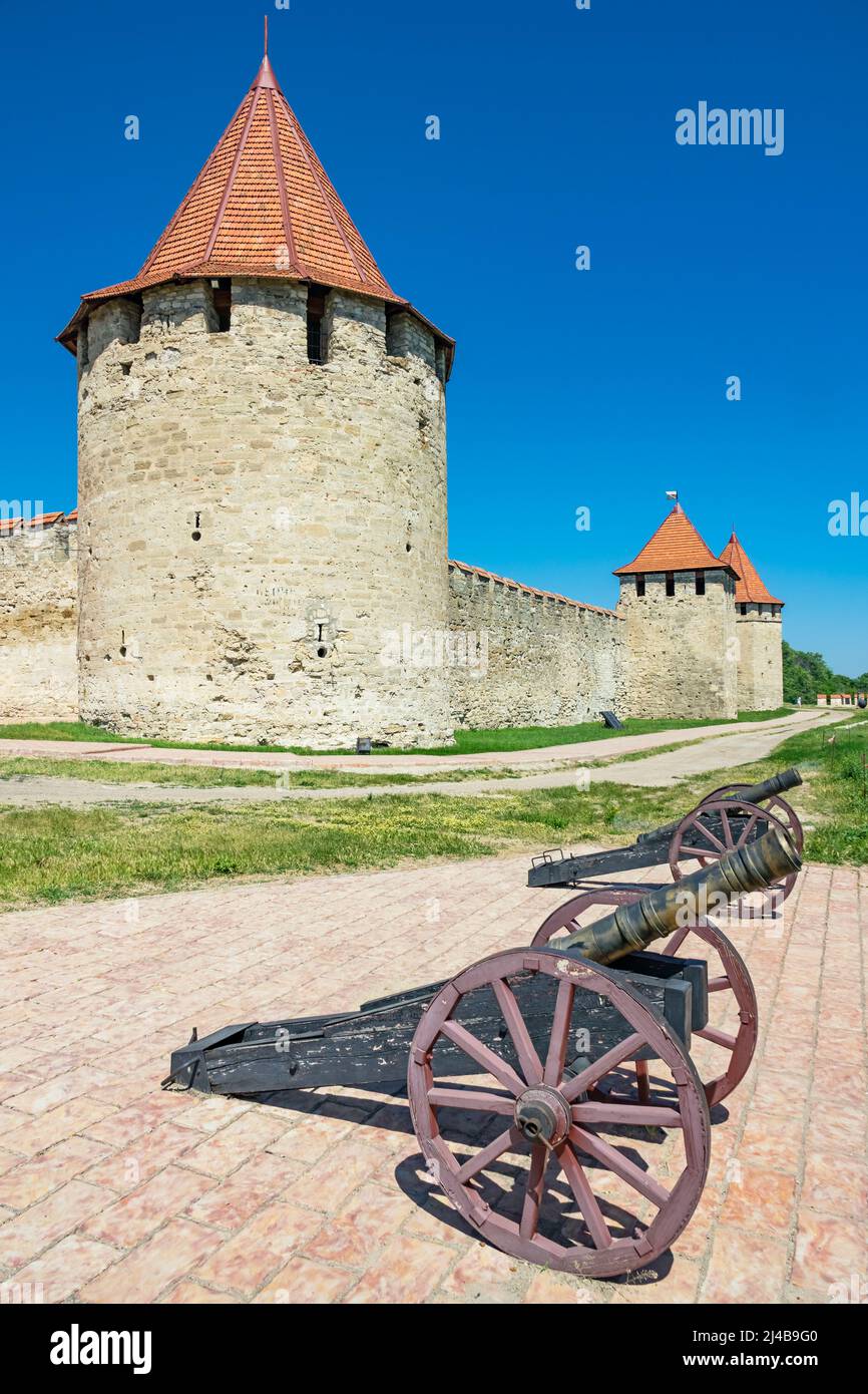 Bender Fortress in Bender (Tighina), Transnistria, Moldova. Stock Photo